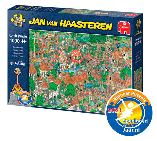 verkoper Aggregaat prins Jumbo Jan van Haasteren puzzel Efteling Sprookjesbos - 1000 stukjes