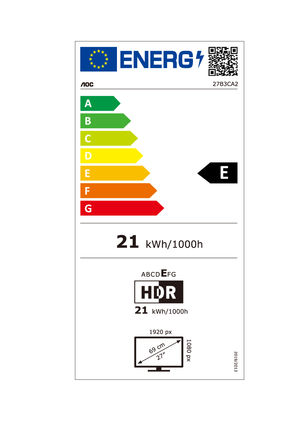 Energy label E