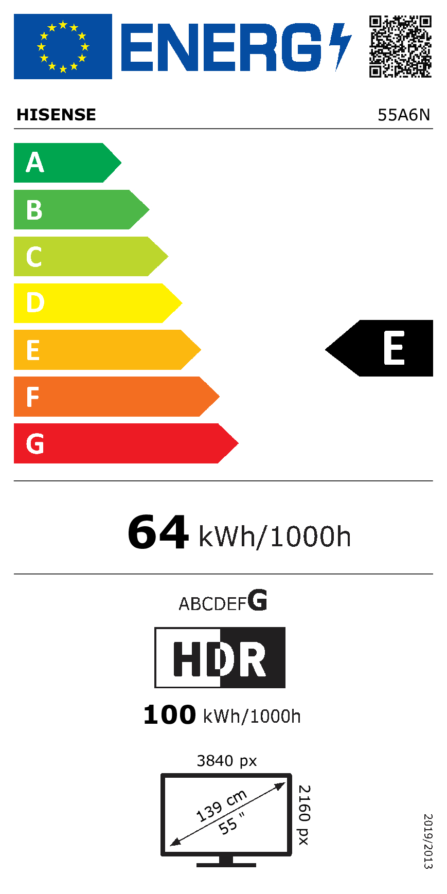 Energy label E