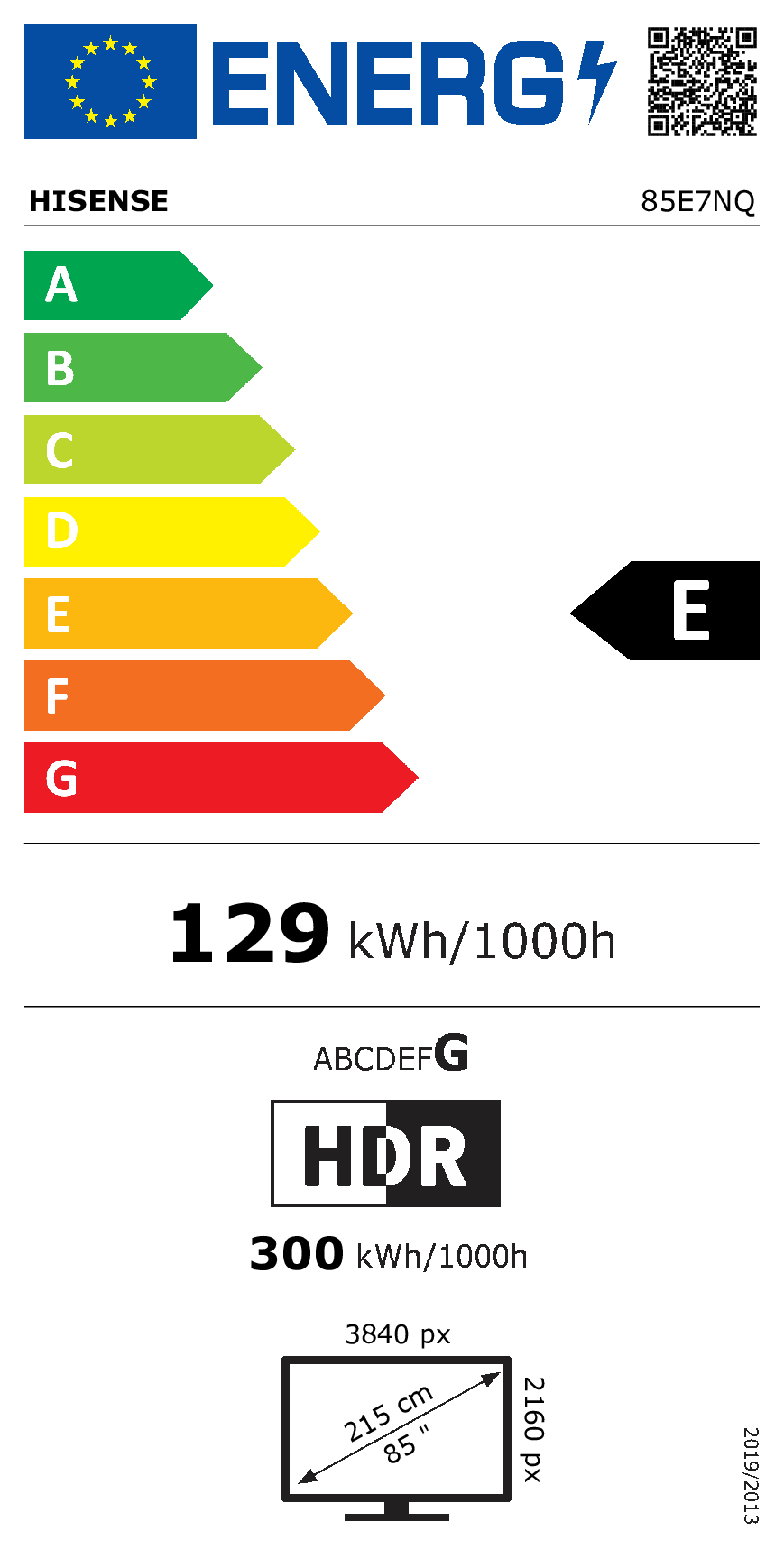 Energy label E