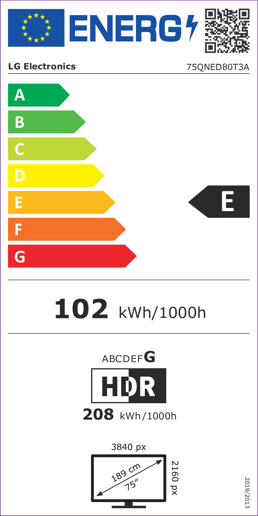 Energijos etiketė E
