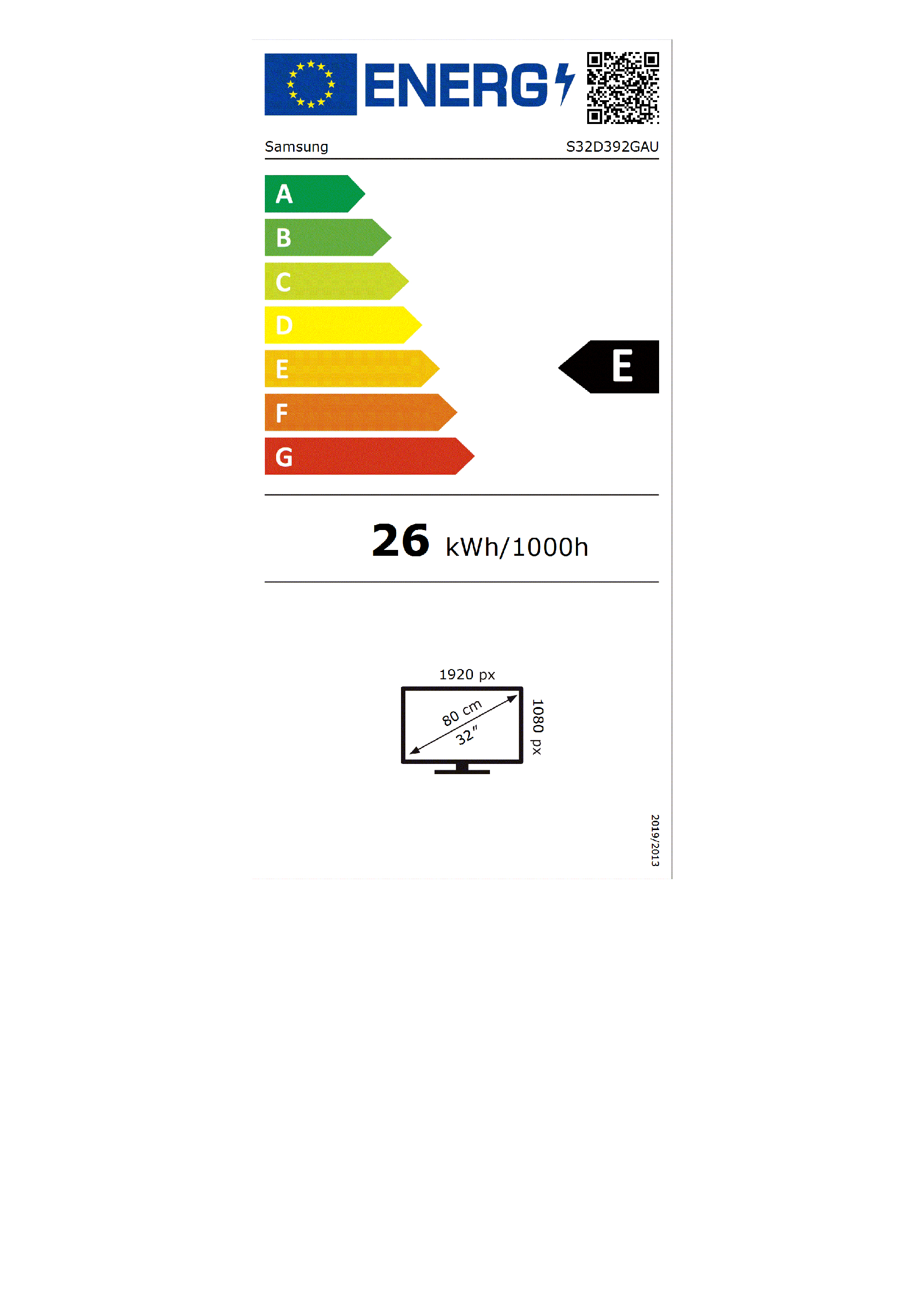 Energijos etiketė E