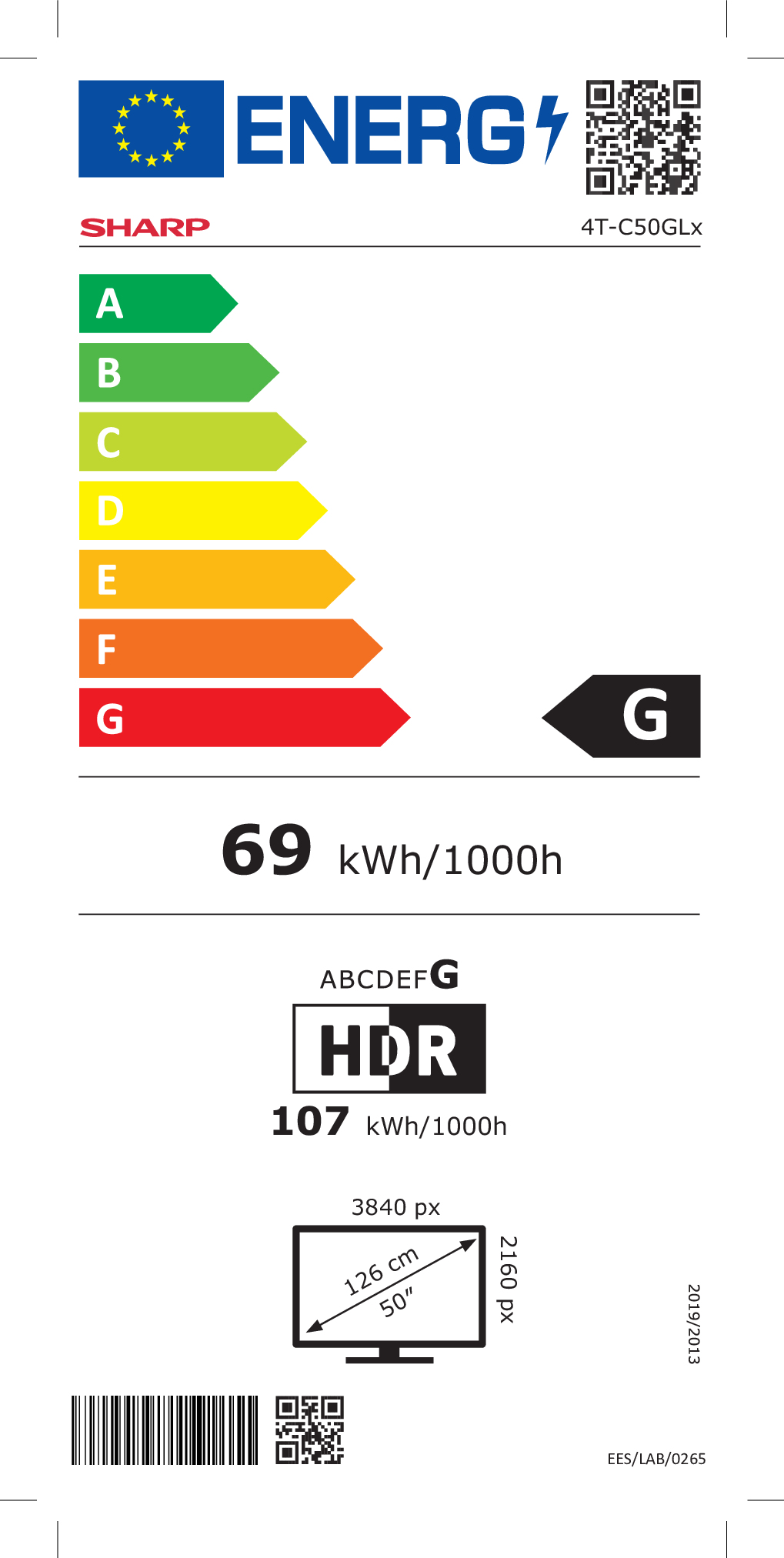 Étiquette énergétique