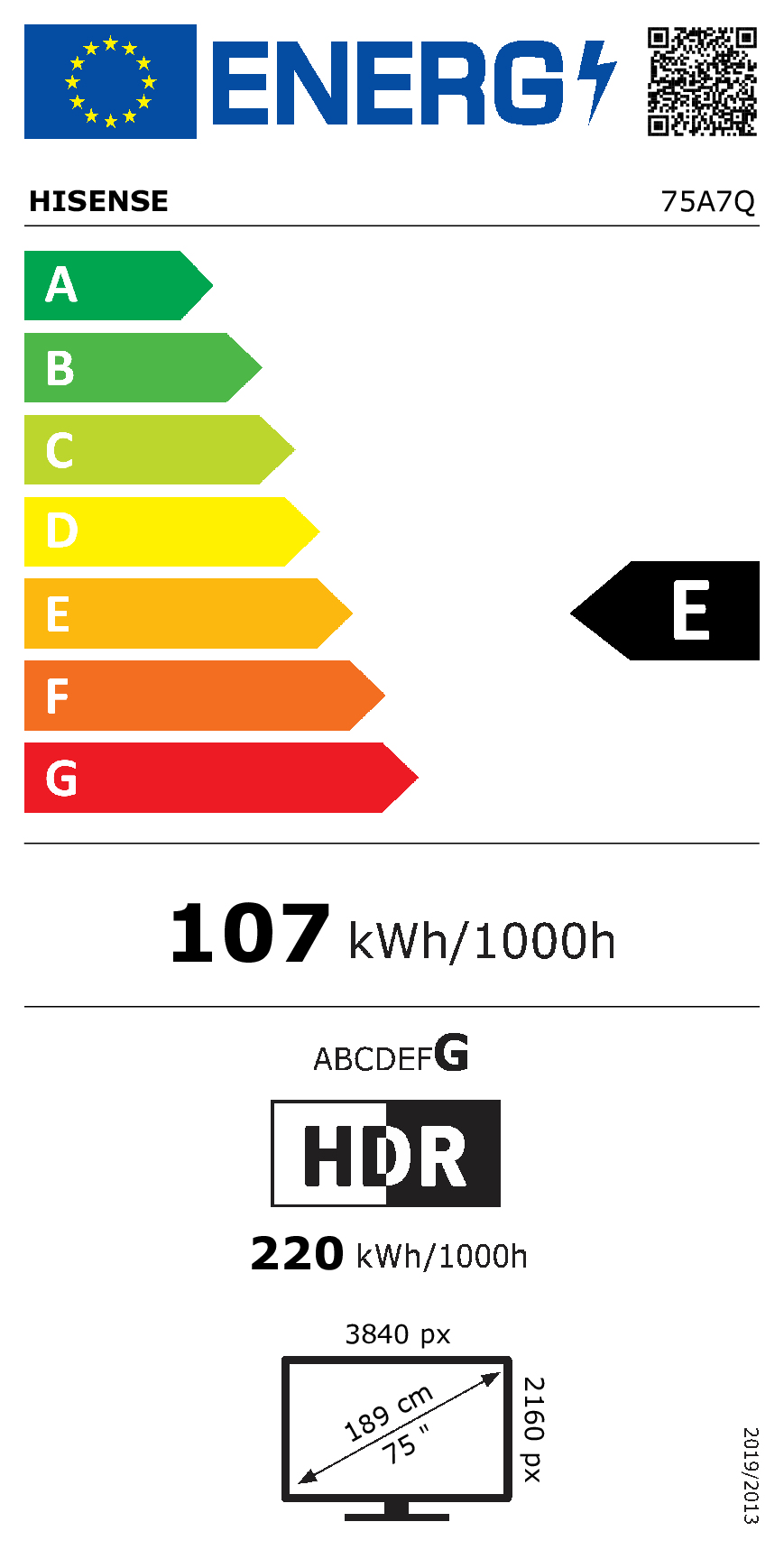 Energy label E