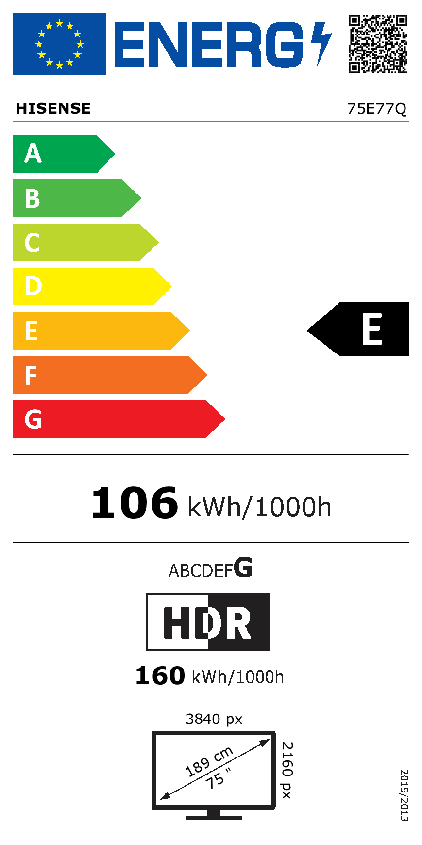 Energijos etiketė E
