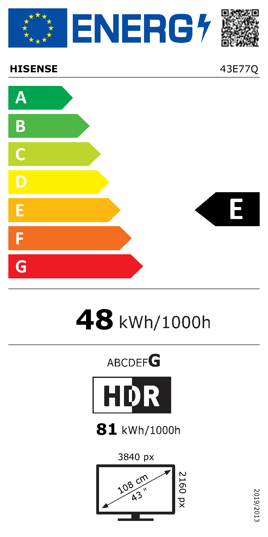 Energijos etiketė E