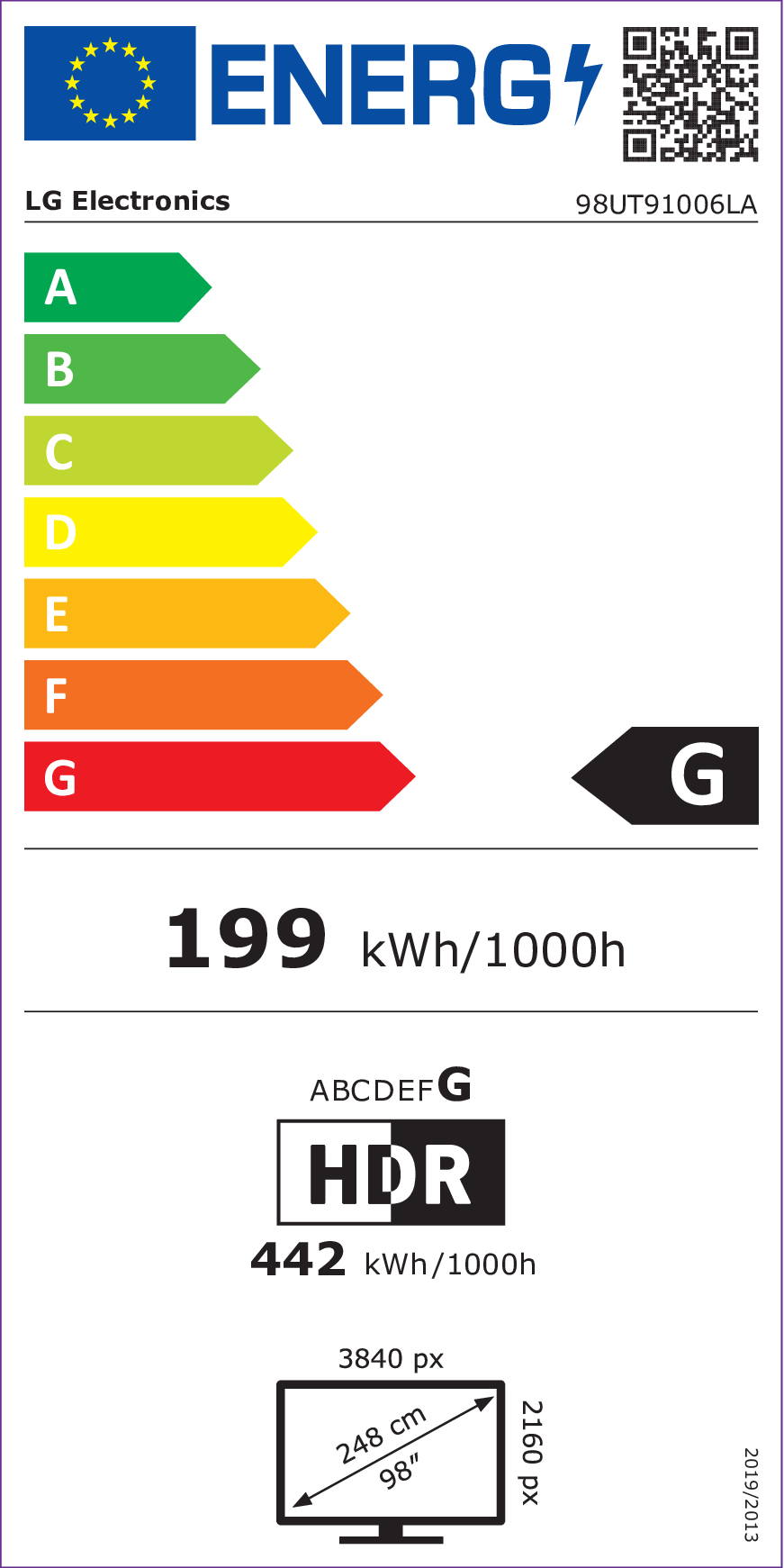 Energijos etiketė G
