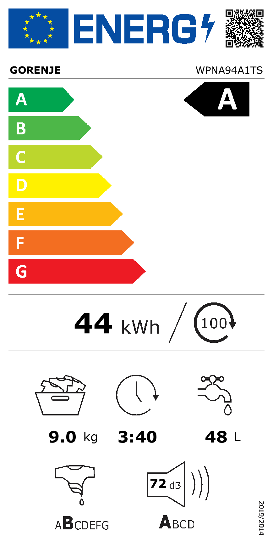 Étiquette énergétique