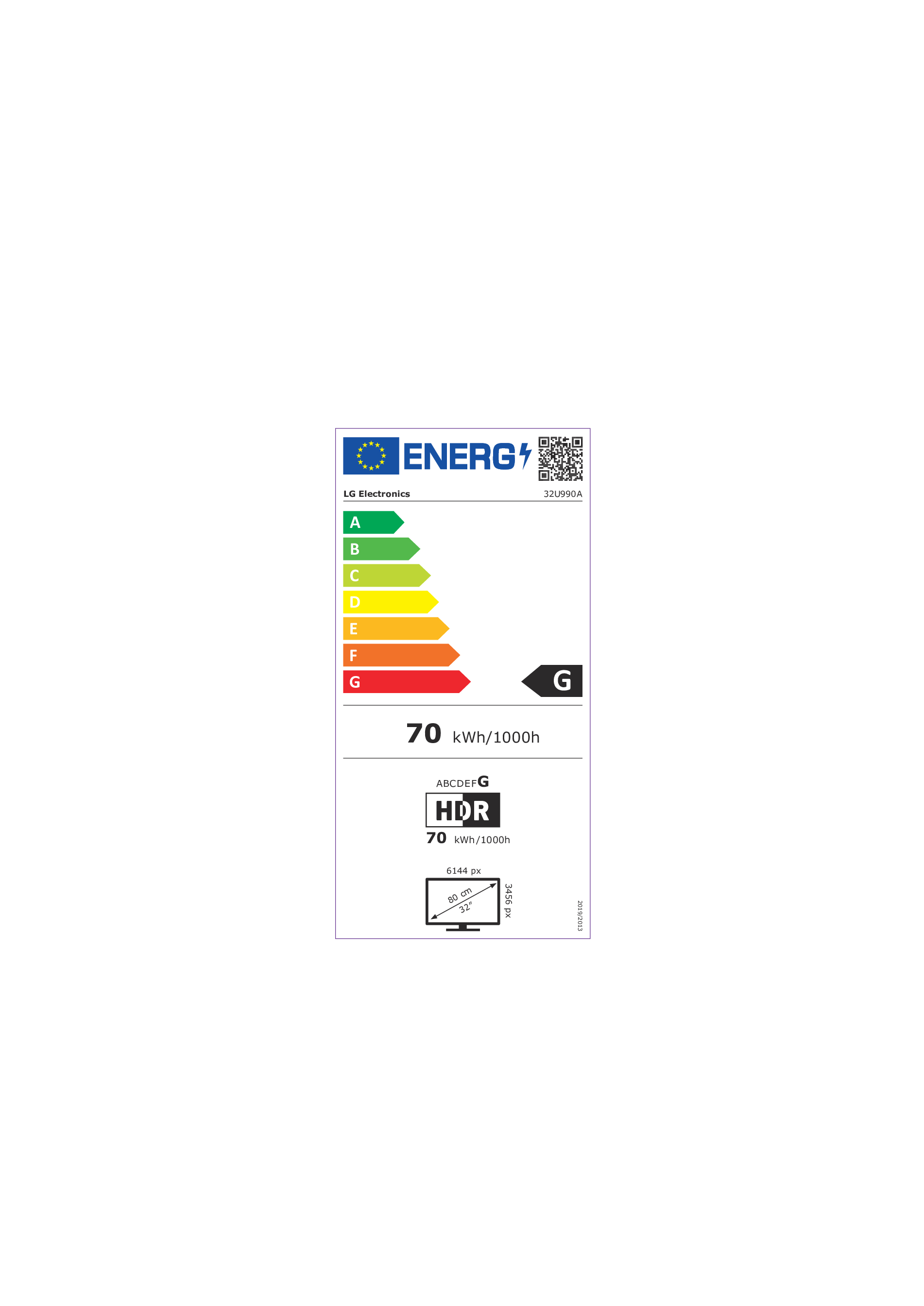 Energy label G