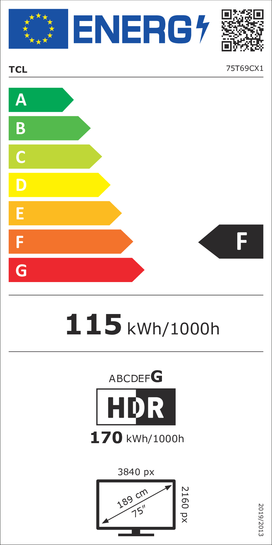 Energijos etiketė F