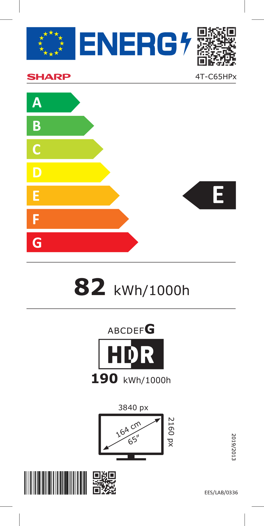 Energy label E