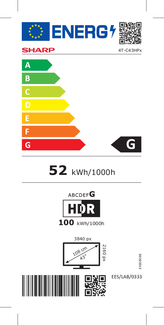 Energy label G
