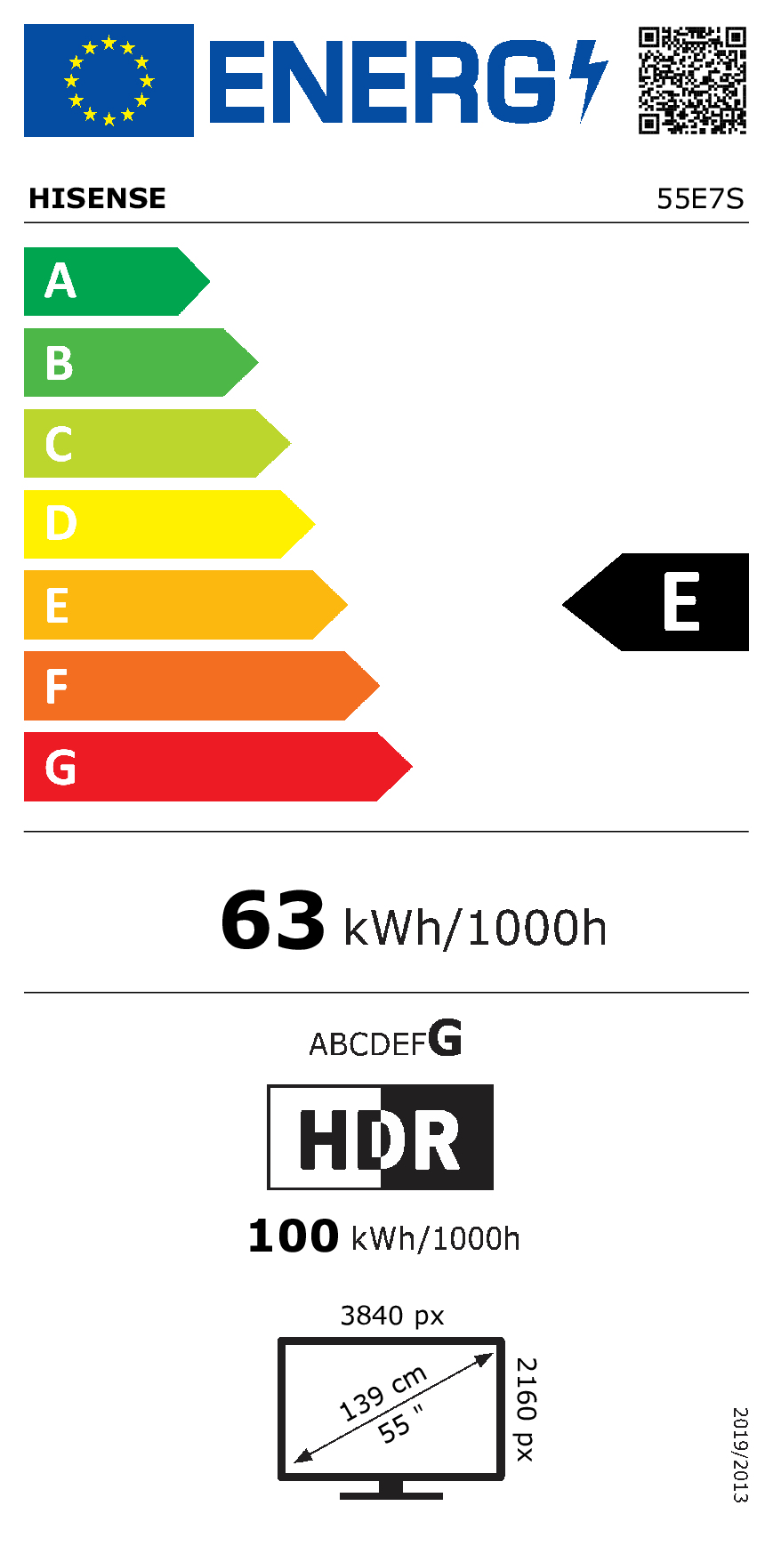 Energy label E