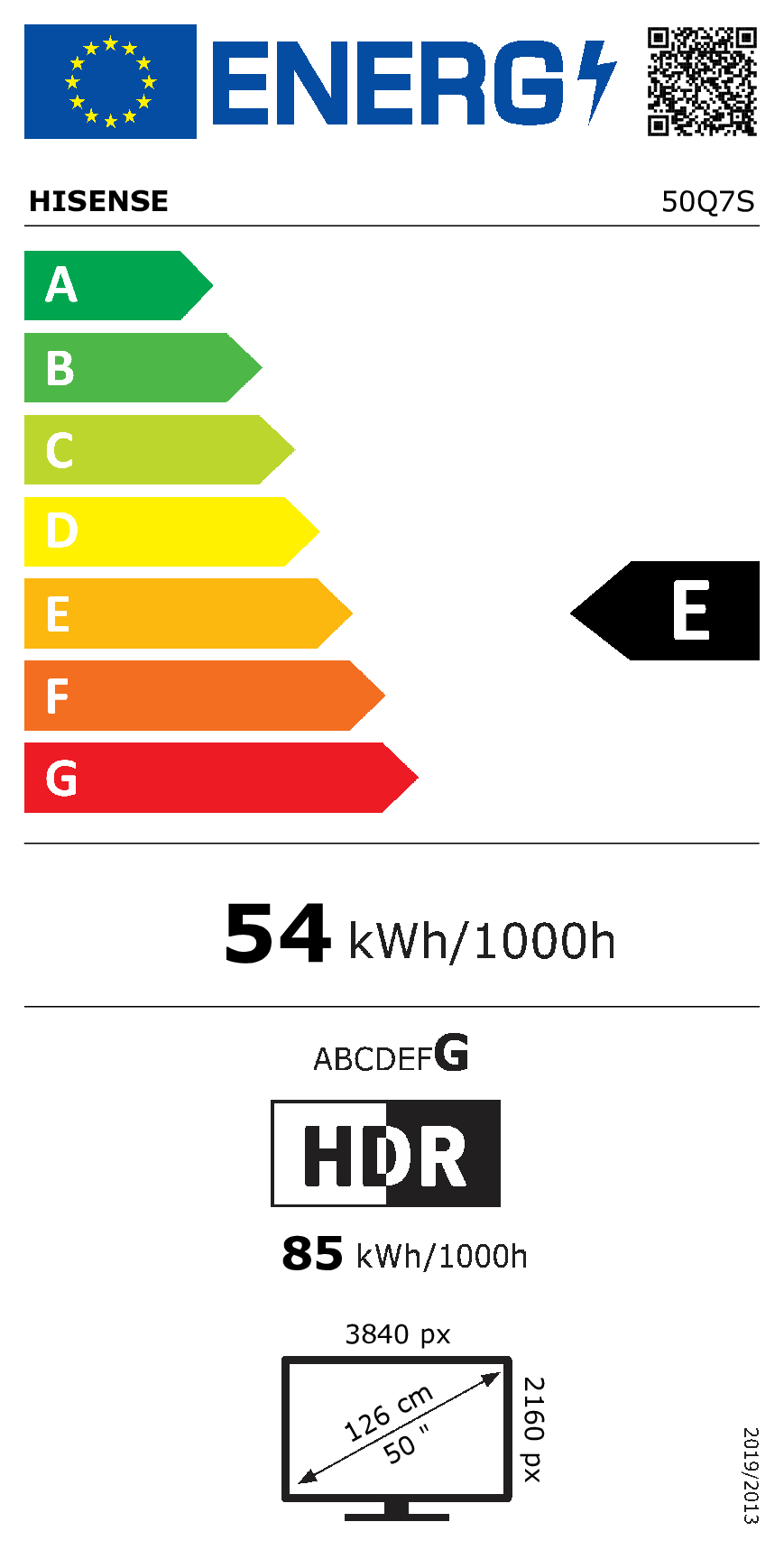 Energy label E