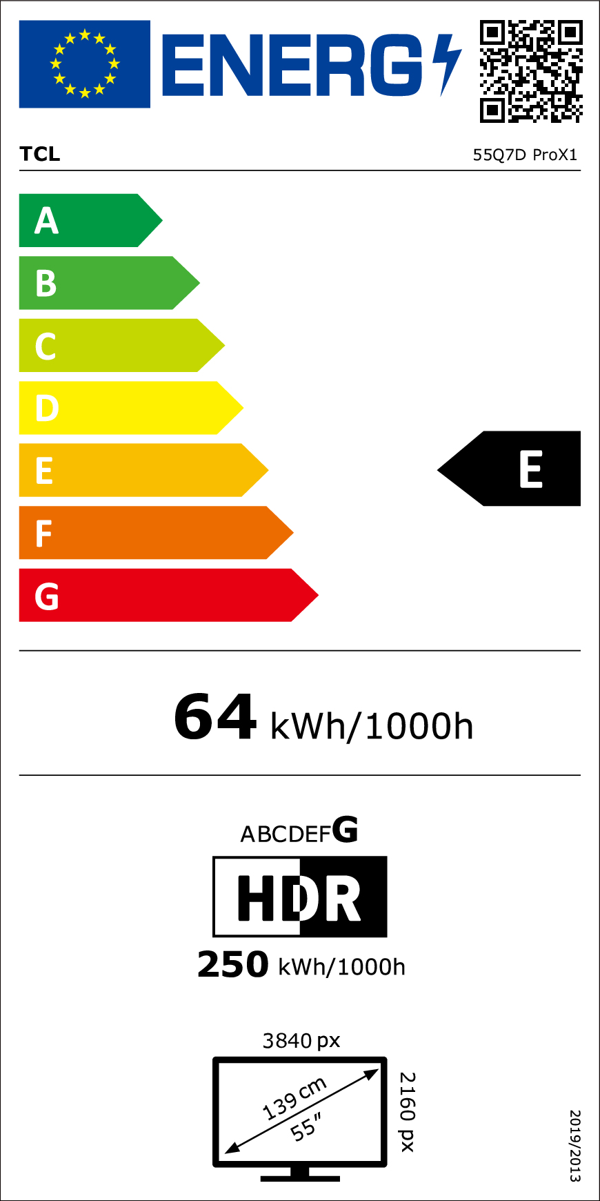 Energy label E
