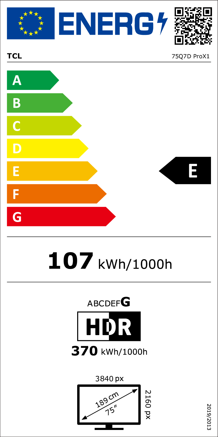Energy label E
