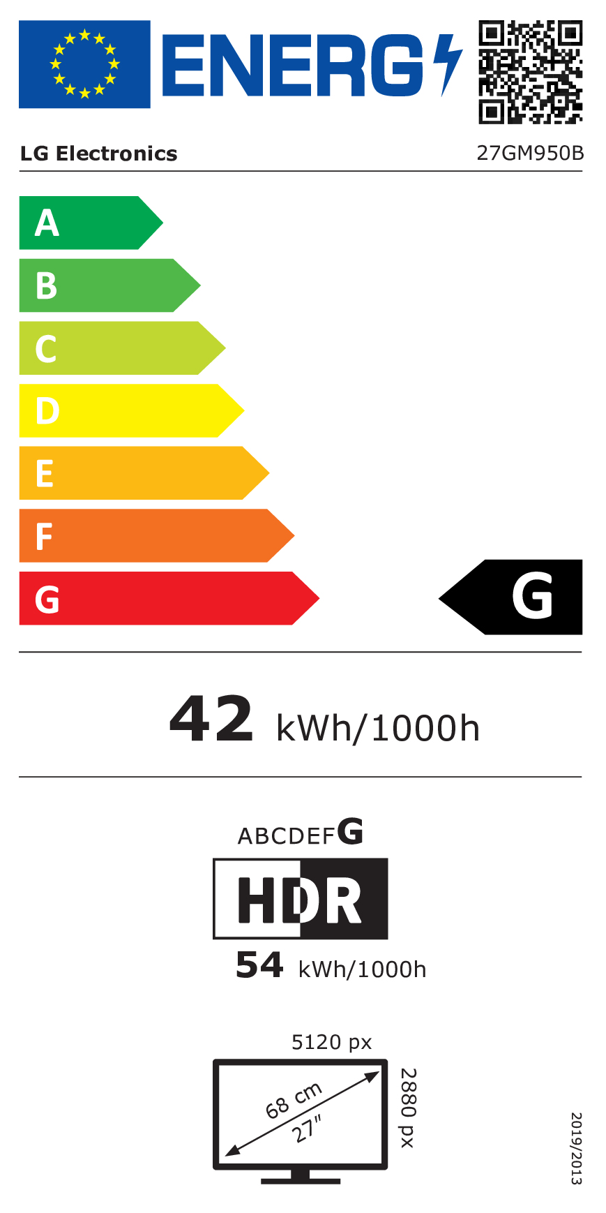 Energijos etiketė G