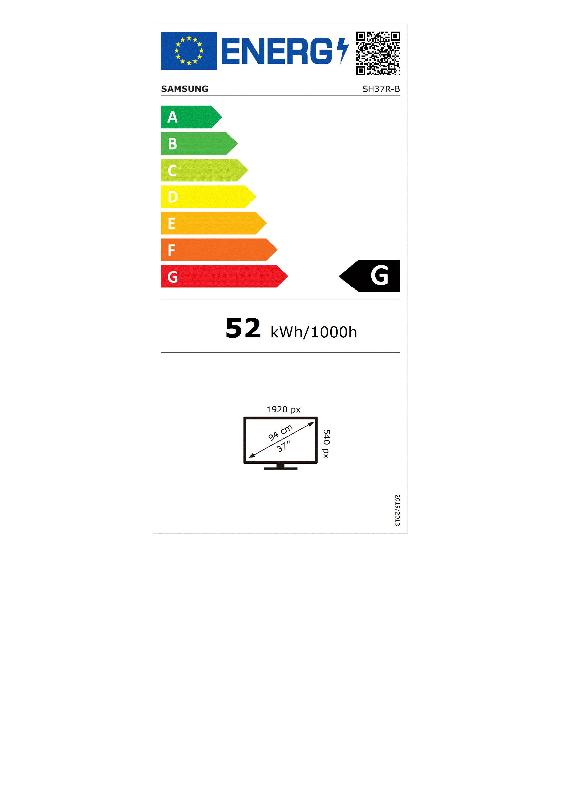 Energijos etiketė G