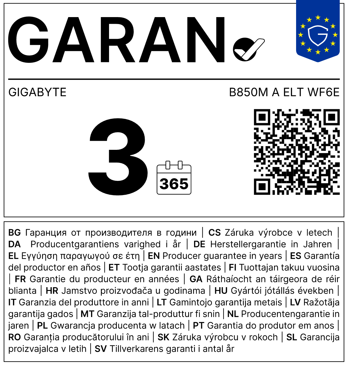 Label GARAN