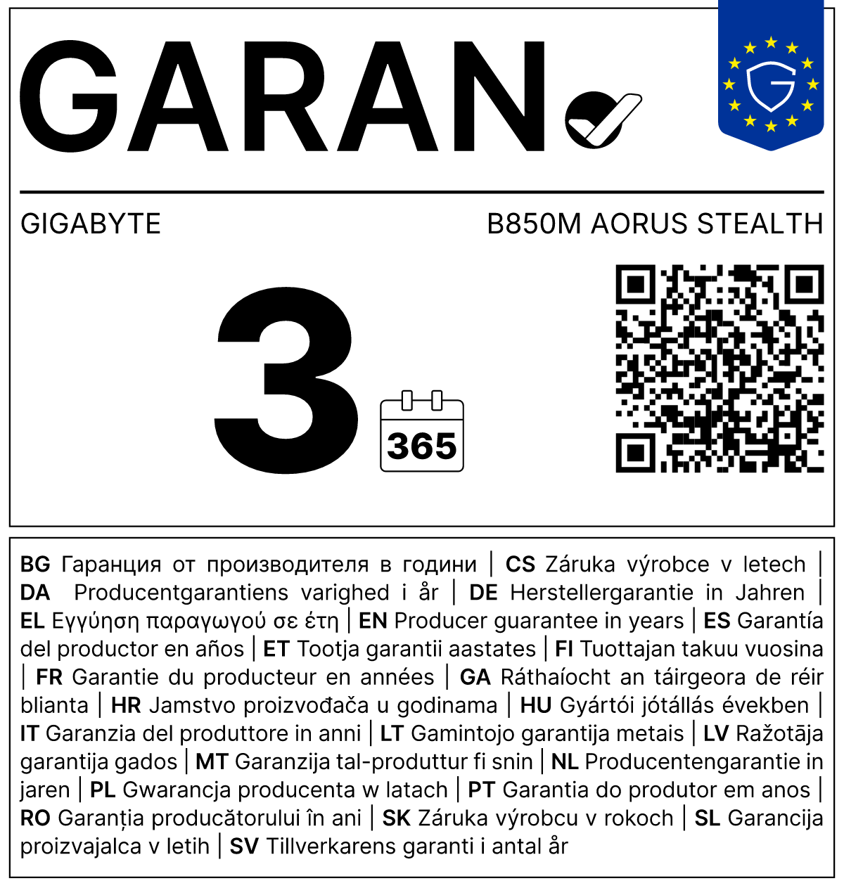 Label GARAN