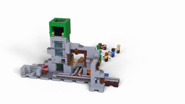 lego minecraft creeper mine