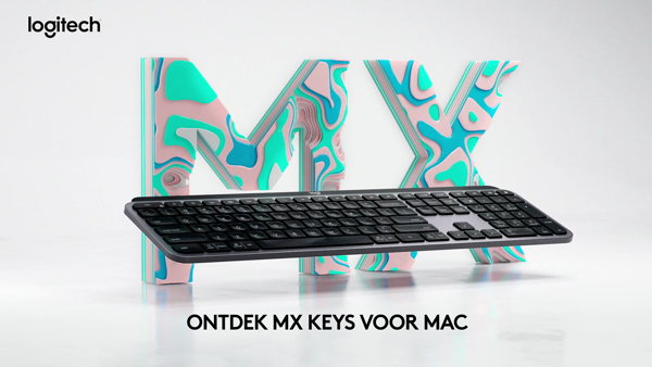 LOGITECH Clavier sans fil MX Keys pour MAC QWERTY US (920-009558)