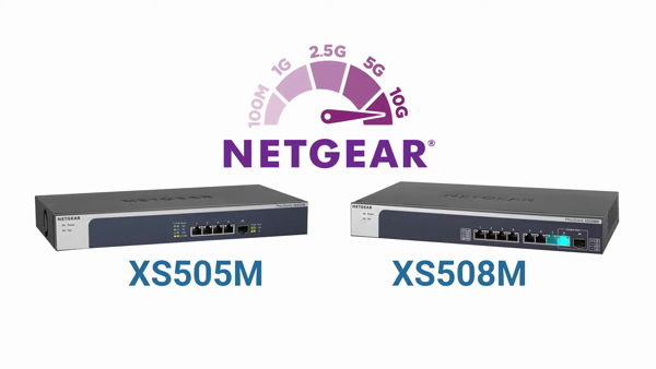 NETGEAR 10-Port 10G Multi-Gigabit Ethernet Smart Switch (MS510TXM) -  Managed, 8 x Multi-gig Ports, 2 x 10G SFP+, Optional Insight Cloud  Management