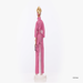 Figura Barbie En Mono Rosa Barbie Articulada 30 Cms video